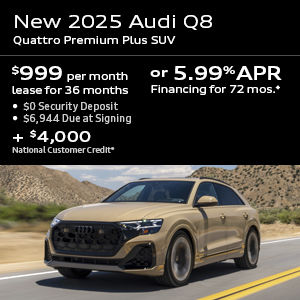 Audi Q8 Promotional Offer